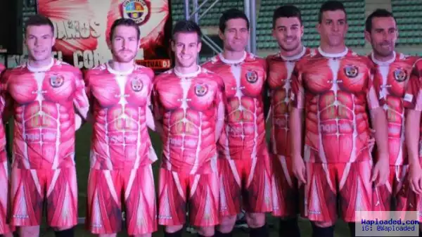 Photos: The Most Ridiculous Football Kits Unveiled By Spanish Club, C.D. Palencia